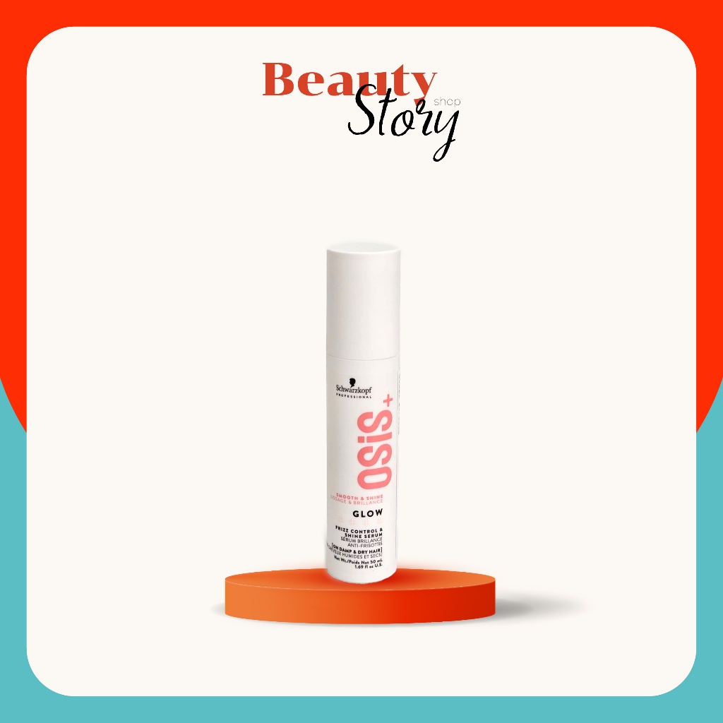 Schwarzkopf Osis+ Glow Anti-Frizz Shine Serum Magic 50ml ลดการชี้ฟูของเส้นผม เพื่อผมเงางาม นุ่มลื่น และผมจัดทรงง่าย