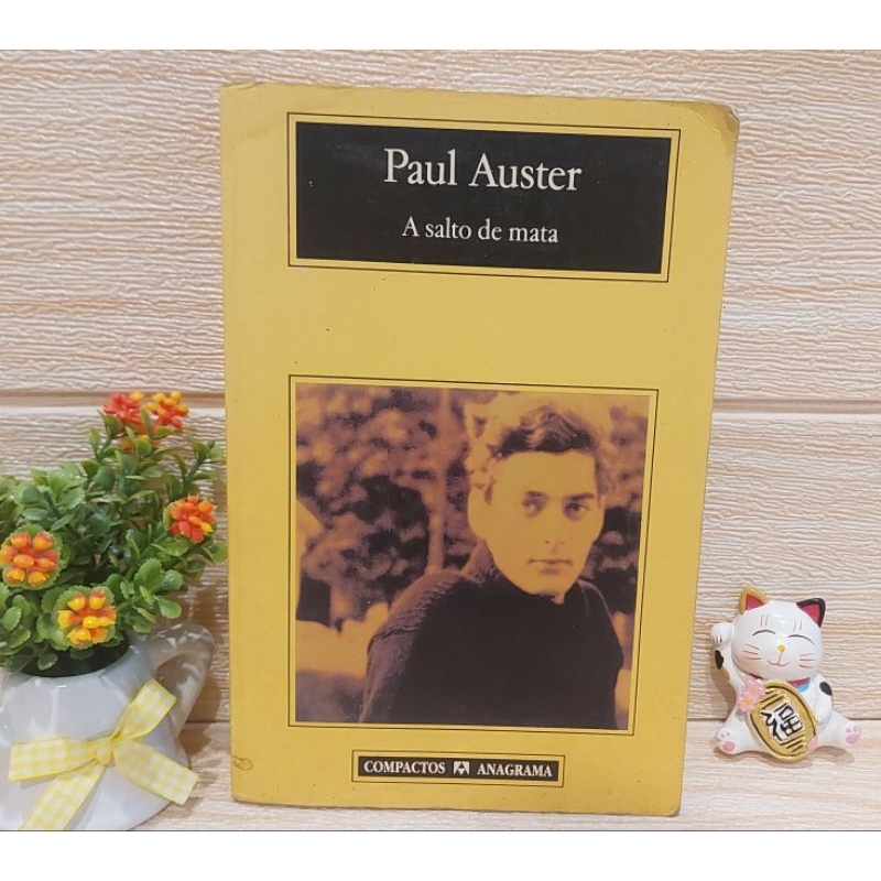 Paul Auster A salto de meta /หนังสือเก่าภาษาสเปน
