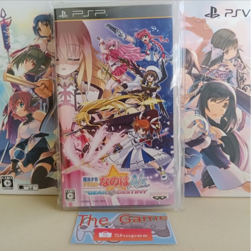 (PSP)​ เเผ่น​เกมส์​ PSP​ Mahou Shoujo Nanoha A's Portable  The Gears of Destiny​ (สาวน้อย​จอม​เวท​นา​โน​ฮะ)​ ZONE2​