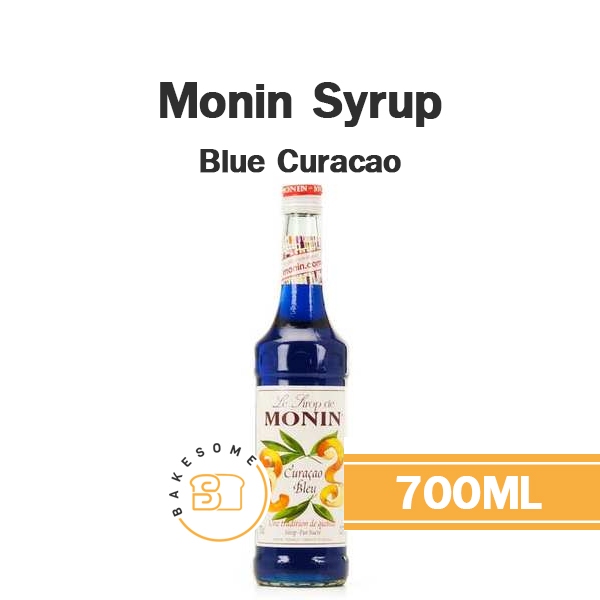 Monin Syrup Blue Curacao โมนิน ไซรัป บลูคูราเซา บลู คูราโซ่ โมแนง ไซรัป น้ำเชื่อม โมนิน 700ML