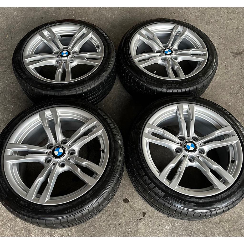 🔴 ล้อ #บีเอ็มดับเบิลยู BMW M Sport (F30) ล้อแท้ + ยาง Minerva F205 225/45R18 กับ 245/40R18 ปี 23