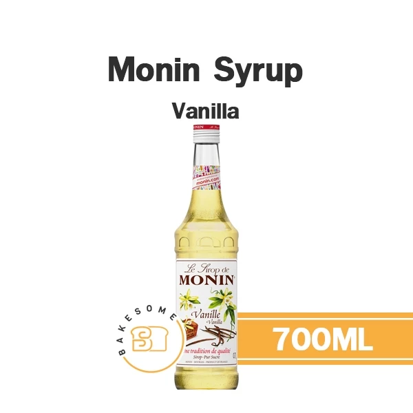 Monin Syrup Vanilla โมนิน ไซรัป วานิลลา วนิลา วานิลา โมแนง ไซรัป น้ำเชื่อม โมนิน 700ML