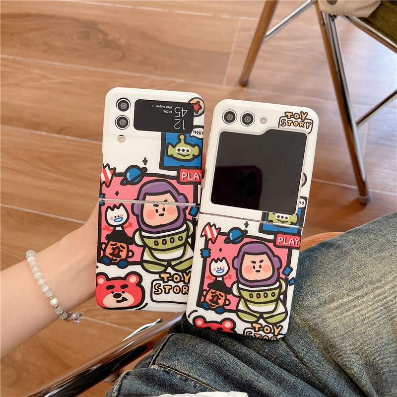 เคสฟลิปลายการ์ตูนทอยสตอรี่ Toy story สุดน่ารัก for Samsung Galaxy Z Flip5 Z Flip4 Z Flip3 [Pre-Order]