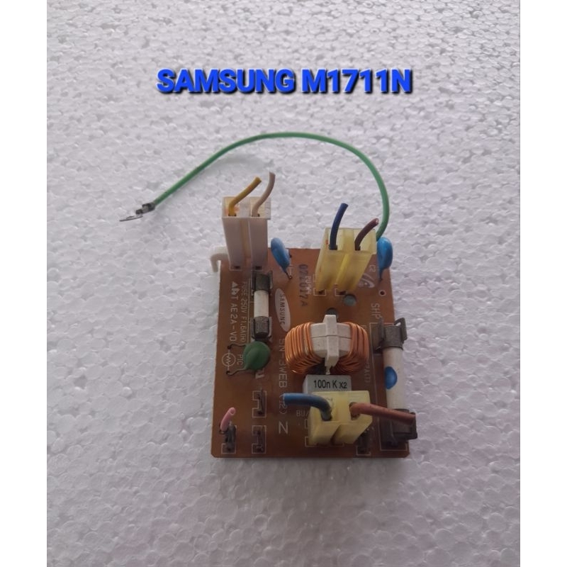 บอร์ดไฟเข้าไมโครเวฟ SAMSUNG M1711N , M1712N , M171GN มือสองของแท้ 100%