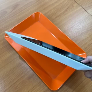 SB Melamine จานเปลสี่เหลี่ยมผืนผ้า มีขอบ ขนาด 9-13 นิ้ว P686
