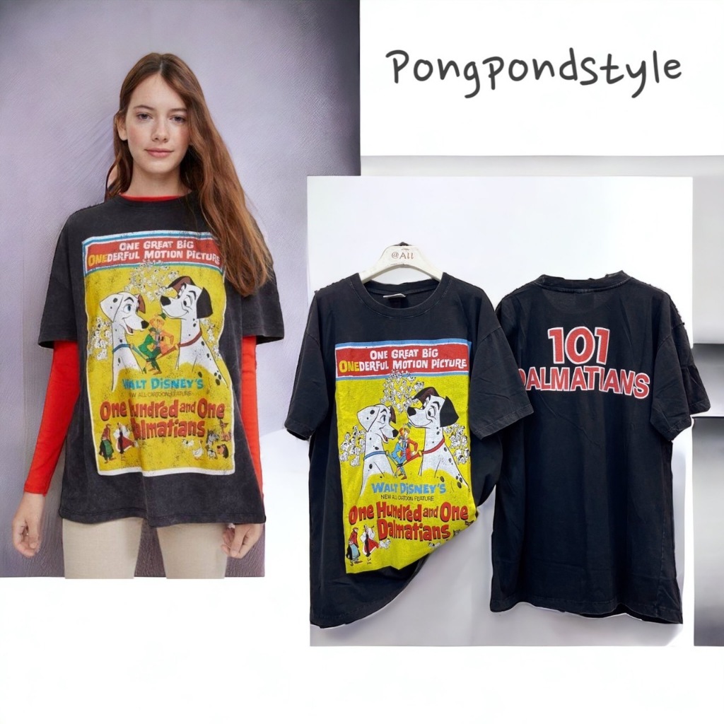 เสื้อยืดผ้าฟอก Unisex Cotton100 งานใหม่ ทำเก่า ผ้าฟอกเฟดนุ่มไร้ตะเข็บข้าง สกรีนลาย หน้าหลัง