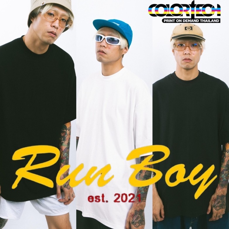 เสื้อยืด RUNBOY ป้ายดำ