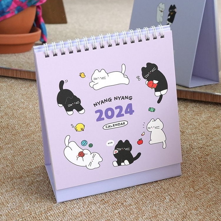 2024 Nyang Nyang Desk Calendar ปฏิทินตั้งโต๊ะ