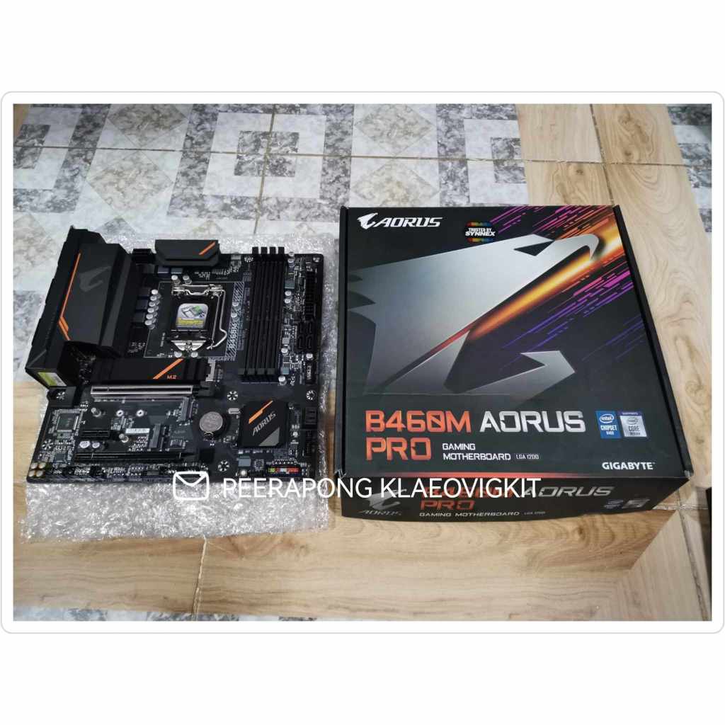 เมนบอร์ด INTEL GEN10 GIGABYTE B460M AORUS PRO