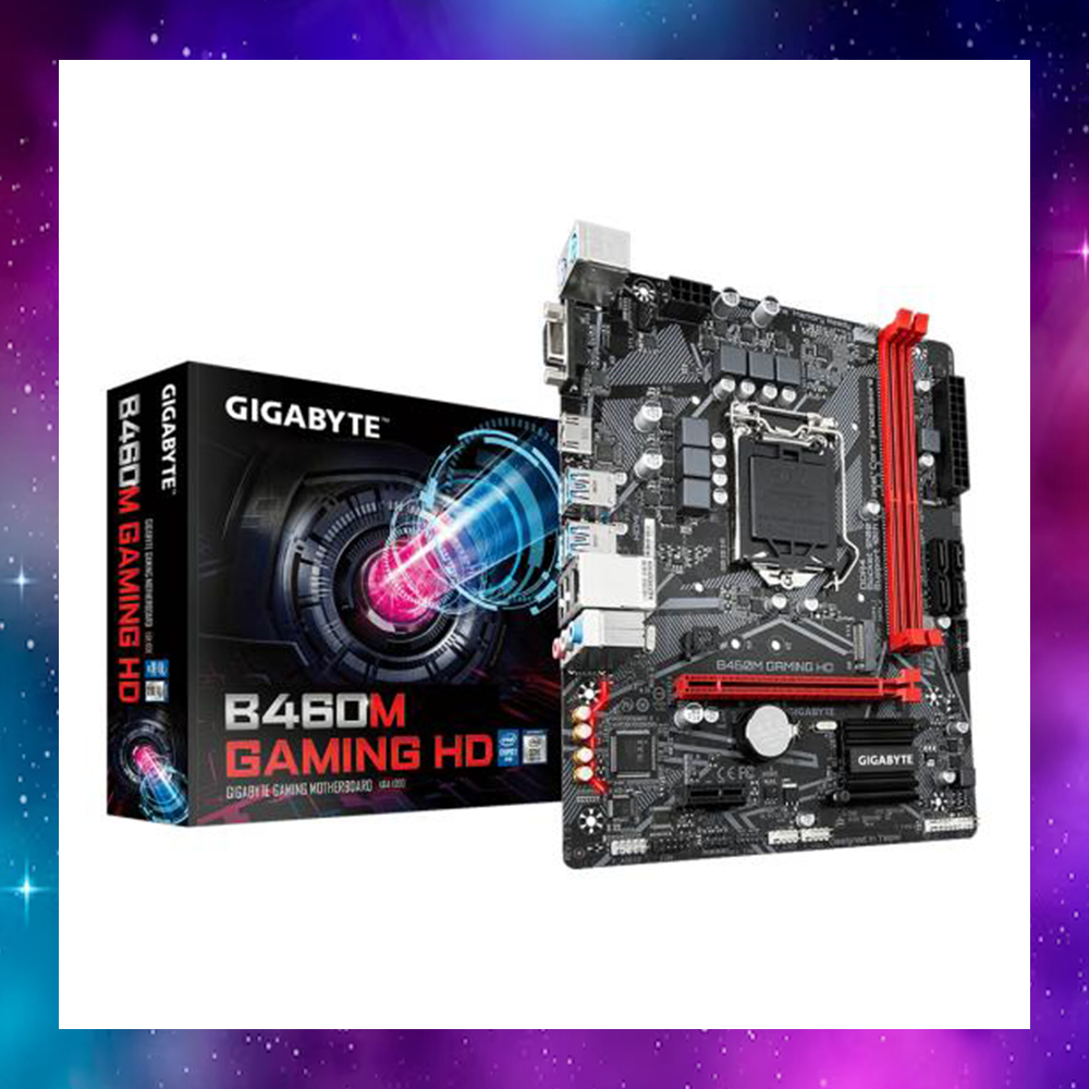 MAINBOARD (เมนบอร์ด) 1200 GIGABYTE B460M GAMING HD GEN10-11 ใช้งานปกติ