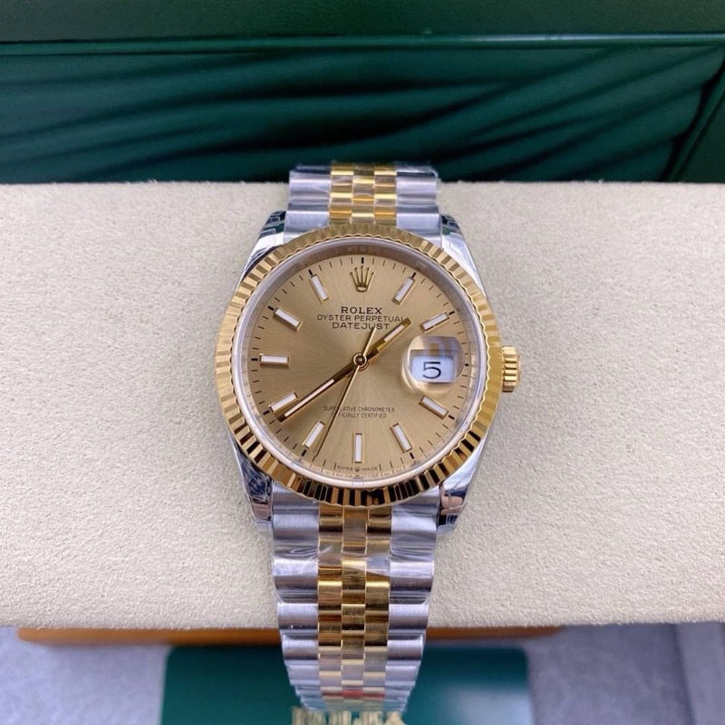 นาฬิกา ROLEX OYSTER PERPETUAL DATEJUST SWISS โรงงาน VSF ใส่สลับแท้