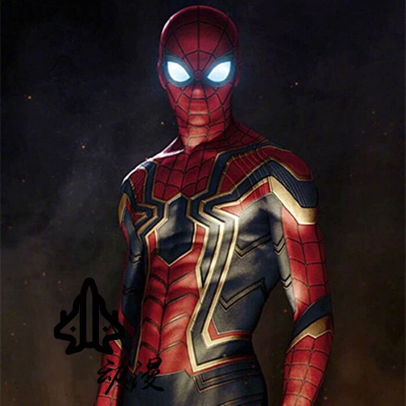 HNB Spiderman ชุดจัมพ์สูทคอสเพลย์สําหรับเด็กผู้ใหญ่เหมาะกับงานปาร์ตี้ฮาโลวีน