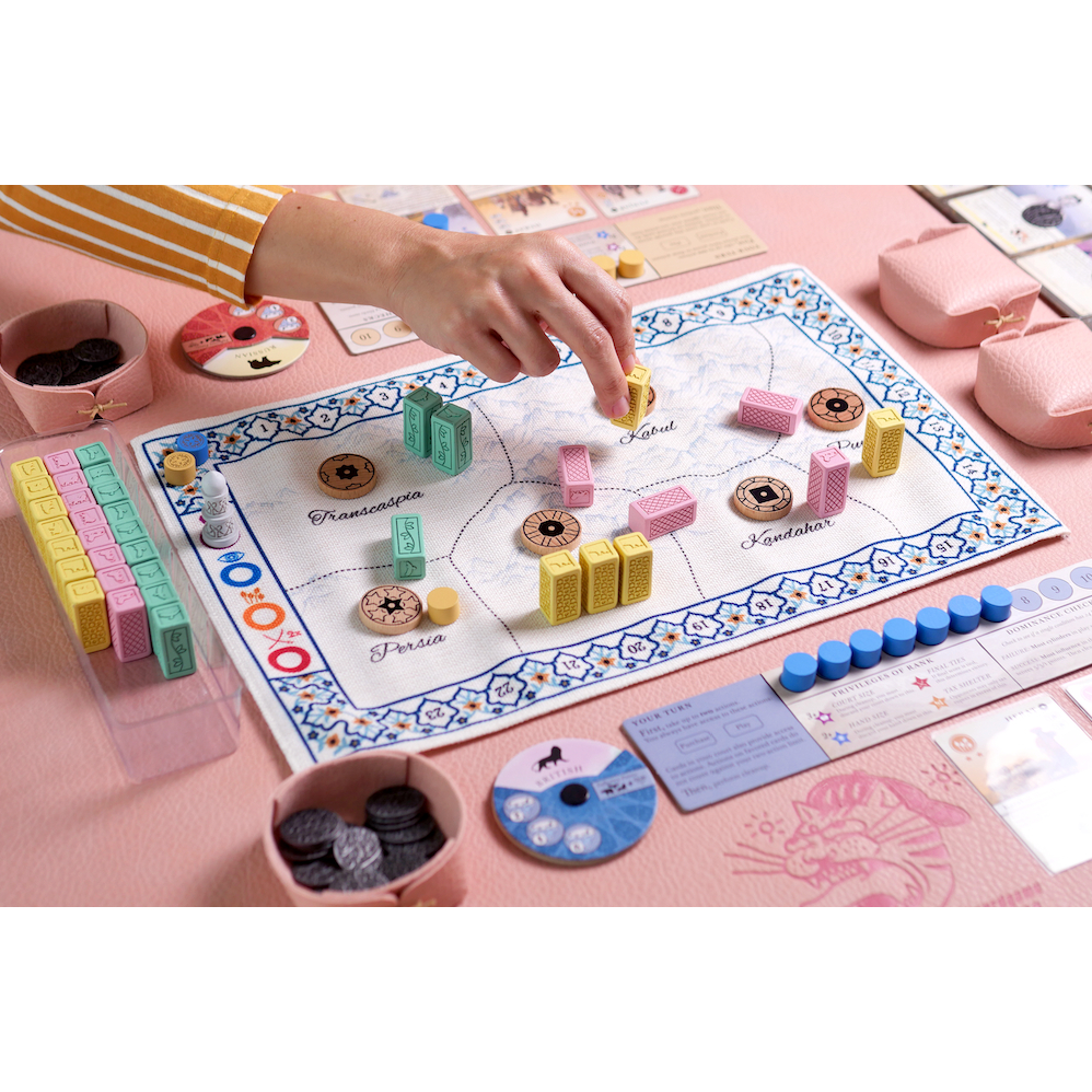 Payak Playmat Set ผ้าหนัง ผ้าหนังปูโต๊ะบอร์ดเกม พร้อมถ้วยหนัง 4 ใบ บอร์ดเกม Boardgame รูปที่ 3