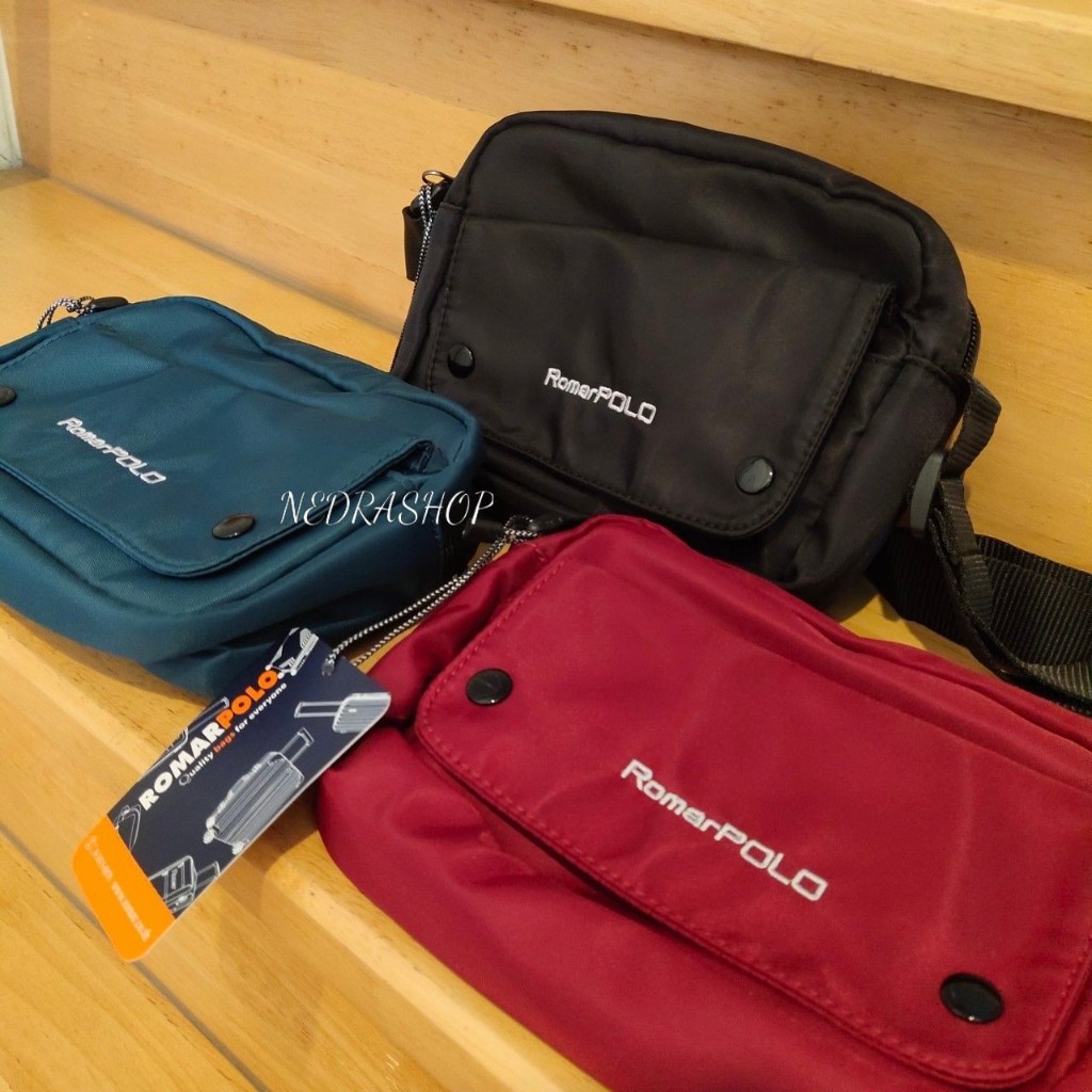 SALE!! Romar Polo : 7.5 นิ้ว กระเป๋าสะพายเอนกประสงค์ ใบเล็ก มินิมอล ใส่มือถือ เป๋าตังสั้นได้