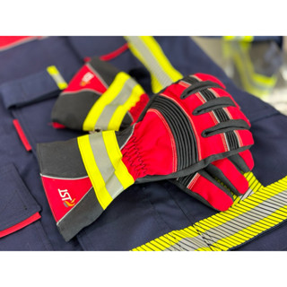 ถุงมือดับเพลิง Red-Blue