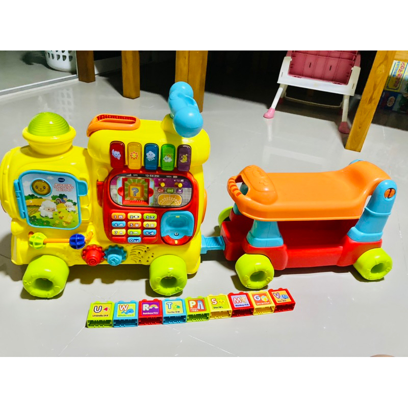 รถไฟวีเทค VTech Push & Ride Alphabet Train Ride-on Toys Multifunctional Kids Toys Ride-on Toys Baby 