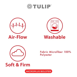 Tulip หมอนข้างใยสังเคราะห์ Tulip Micro Plus Bolster