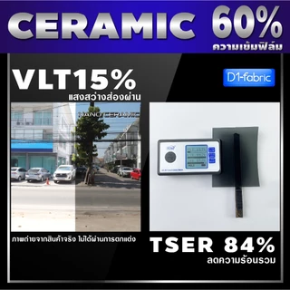 Nano Ceramic Film ฟิล์มกรองแสงคุณภาพสูง ฟิล์มรถยนต์ ฟิล์มอาคาร กันรังสีUV99% ทนทาน 10 ปี หนา 2mil(ราคาต่อเมตร)