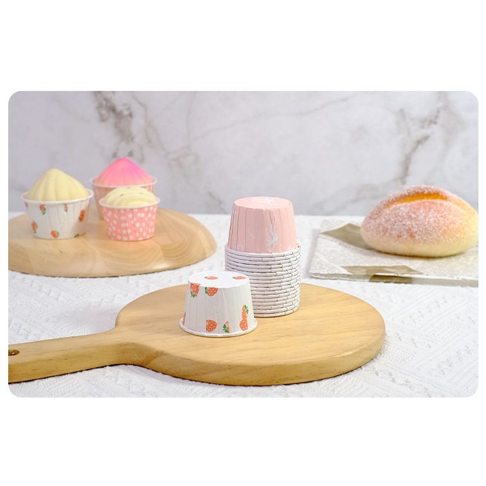🧁ถ้วยคัพเค้กขนาด 3 cm( เบอร์ 3830) 5 cm (เบอร์5039)แบบม้วนขอบ 🔸100 ใบ🔸