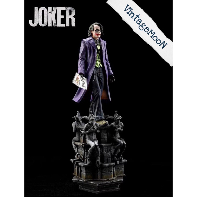 JOKER The Dark Knight Diorama Deluxe Art 1/10 Scale Resin Statue Figure 29 cm