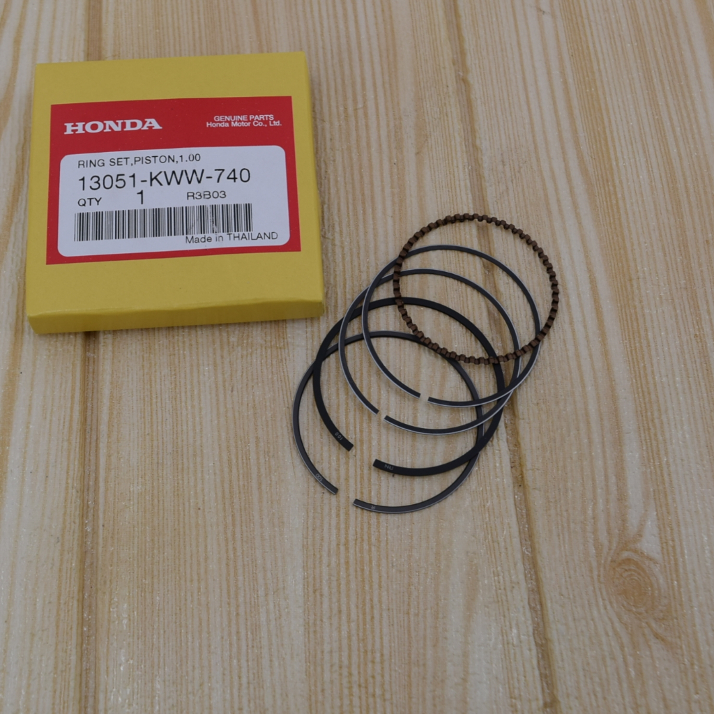 ชุดแหวนแท้ w-110i / ดรีม110i (S1.00 / 51มิล) (Riken) แท้ศูนย์ฮอนด้า ราคา/1ชุด 13051-KWW-740