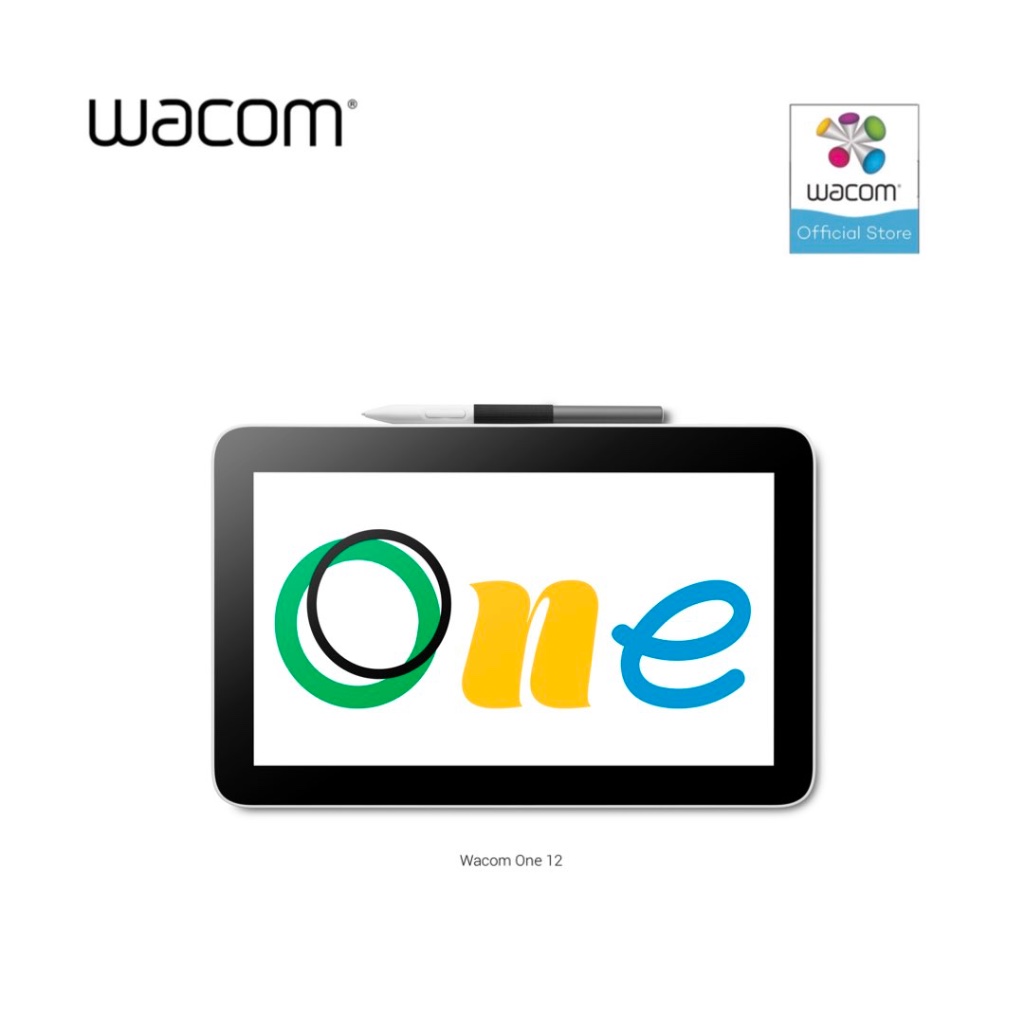 Wacom One 12 (DTC121) จอแสดงผลพร้อมปากกาสร้างสรรค์ ขนาด 12 นิ้ว