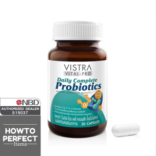 VISTRA วิสทร้า Probiotics โพรไบโอติกส์ Vital-Pro Daily Complete Probiotic