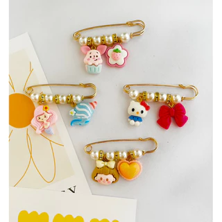 🎀พร้อมส่ง🎀เข็มกลัด แฟชั่น เข็มกลัดคนท้อง เข็มกลัดเกาหลี ปรับขนาดเอว เครื่องประดับ