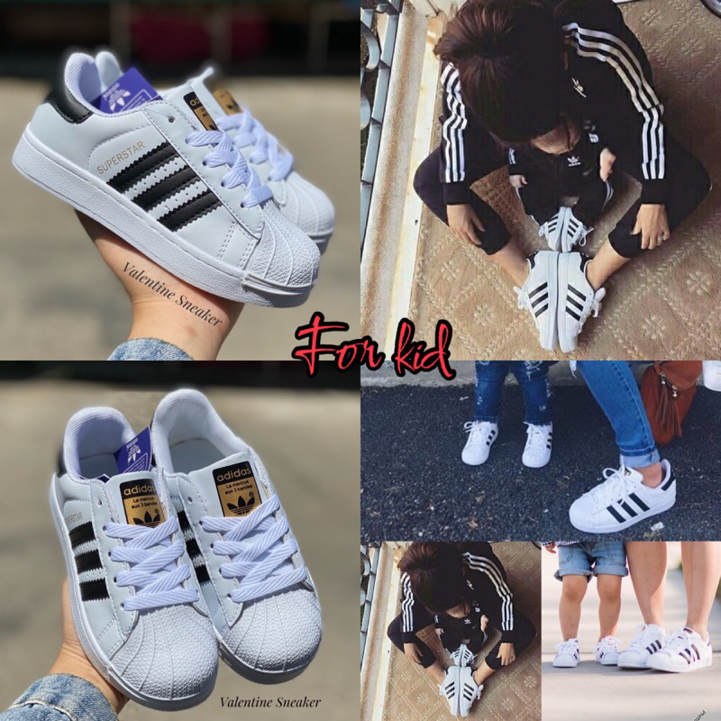 รองเท้าเด็ก Superstar 25-36ใส่ได้ทั้งหญิง/ชาย