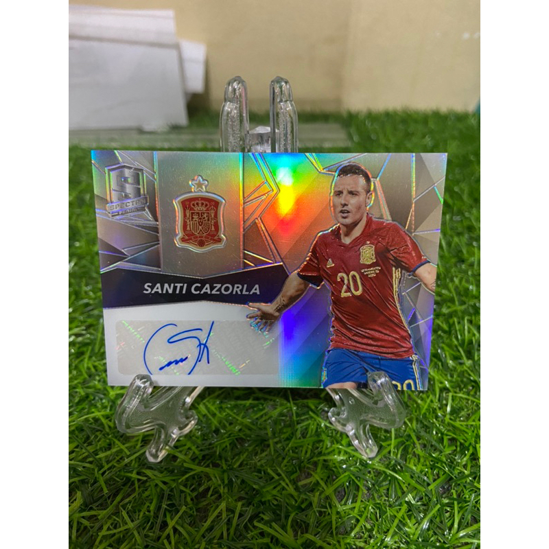 การ์ดนักฟุตบอล ลายเซ็น Panini Santi Cazorla /199