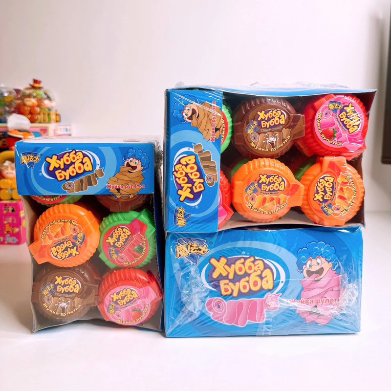หมากฝรั่งโรลรสผลไม้เส้นยาว (1 กล่อง 30 ชิ้น)