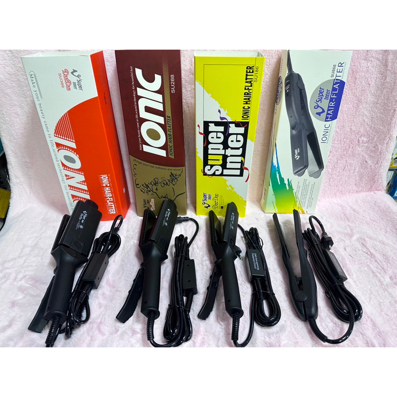 SUPER V INTER แท้💯เครื่องหนีบผม Su288 SU 868 Su389 SU186 IonicB  เครื่องหนีบผมที่ช่างนิยมใช้