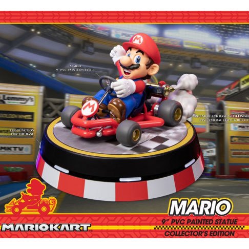 ***แบบพิเศษ Collector's Edition*** มาริโอ้คาร์ท Mario Kart PVC Statue