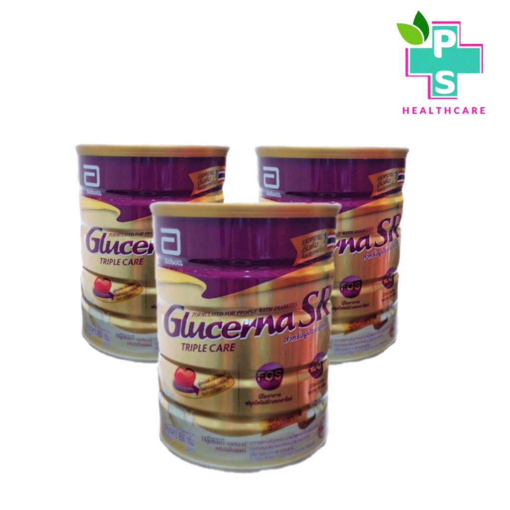 Glucerna SR 850 g วนิลา สำหรับผู้ป่วยเบาหวาน