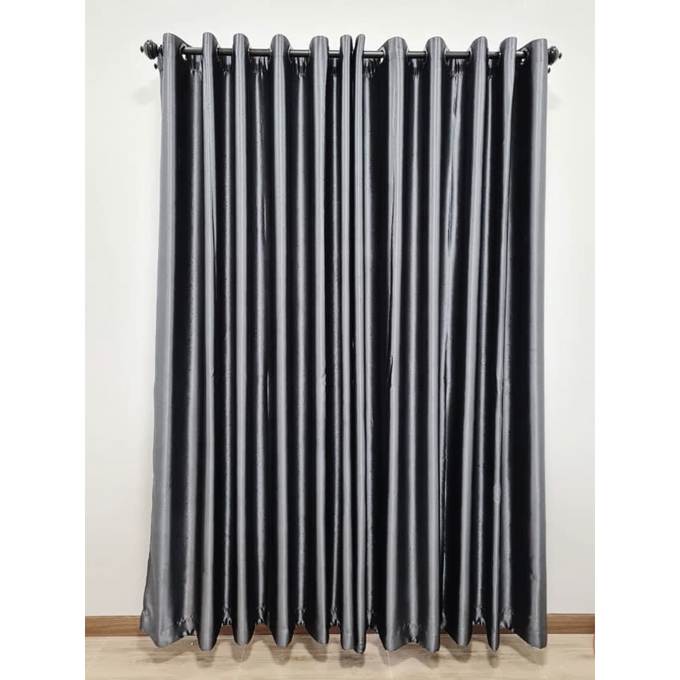 แนะนำ ผ้าม่าน ผ้าม่านประตู หน้าต่างสีเทา กันแสงUV เนื้อหนา ผืนละ 89บาท ราคาพิเศษ มีเก็บเงินปลายทาง