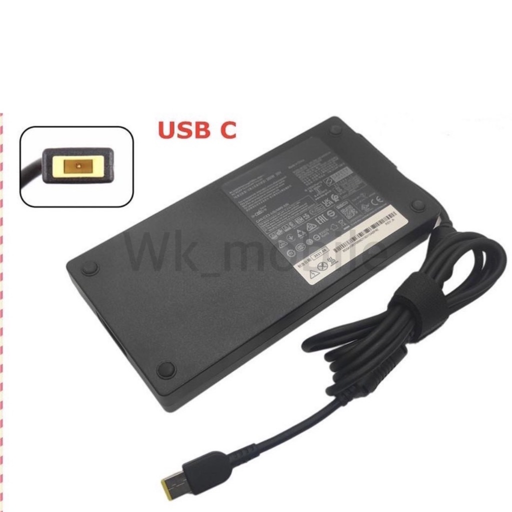 อะแดปเตอร์แล็ปท็อป Lenovo 20V 15A 300W Square Port Lenovo Legion 5 pro 16ACH6H R9000P 9000K Y9000K Y9000X Powe - รูปที่ 2