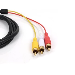 ❀all❀ Hdmi Male To 3 Rca อะแดปเตอร์สายเคเบิ้ลเสียงวิดีโอ Av สําหรับ 1080 P Hdtv Dvd