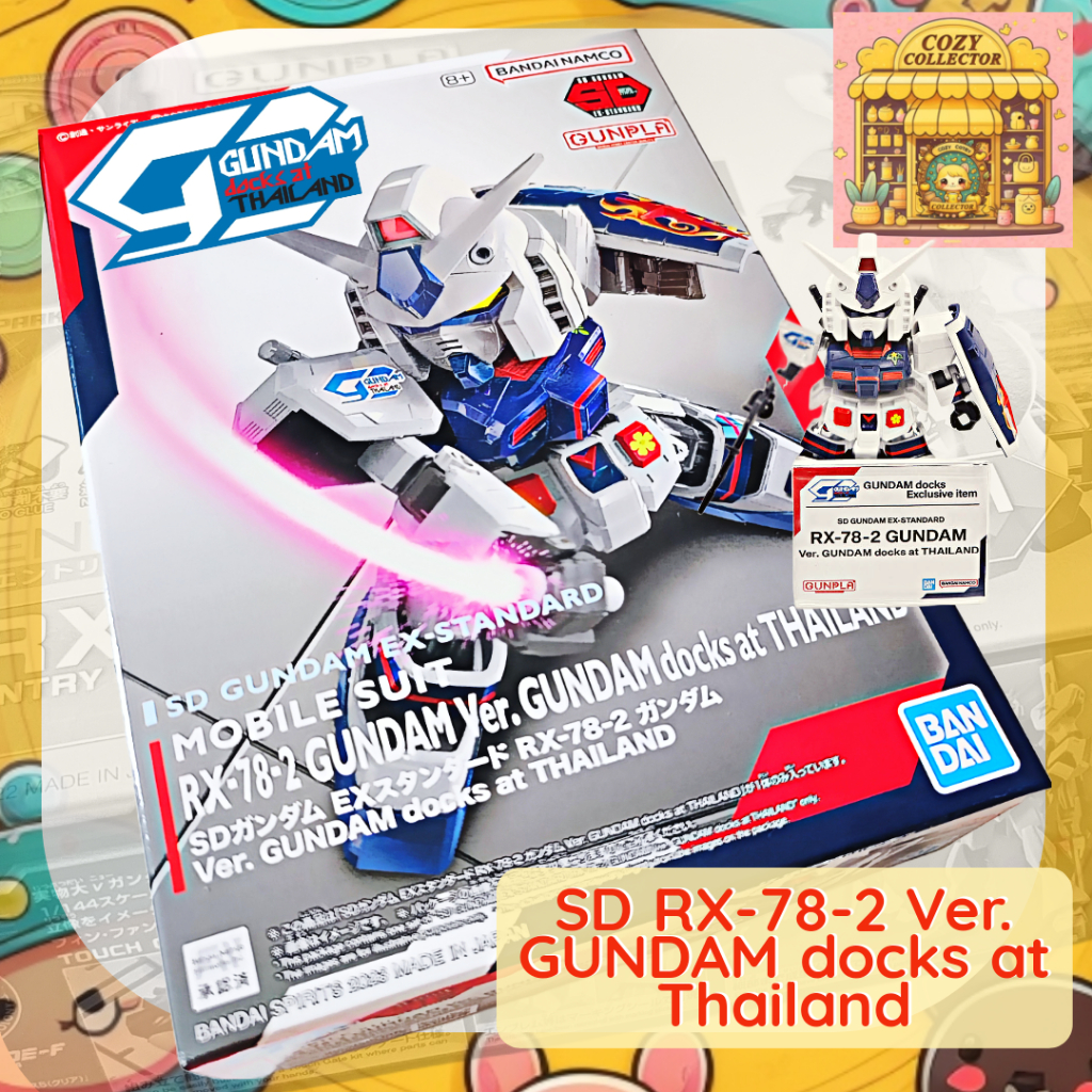 Gundam SD RX-78-2 Ver. GUNDAM docks at THAILAND