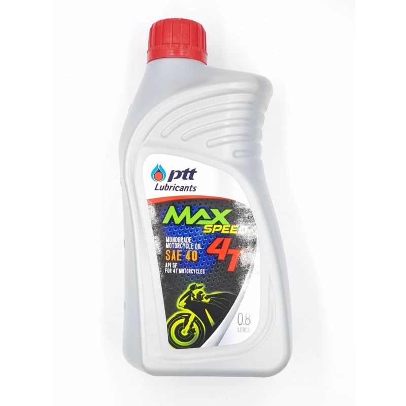 น้ำมันเครื่องรถจักรยานยนต์ ปตท MAX SPEED 4T