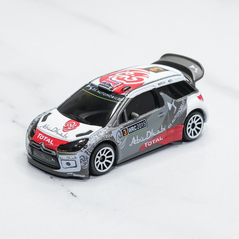 โมเดลรถเหล็ก มาจอเร็ตต์ Majorette Citroen DS3 WRC No.3 สีเทา-ขาว-แดง