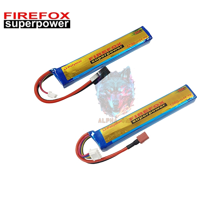 แบตลิโพ Firefox (3 เซลล์) 20c 1200mAh 11.1v