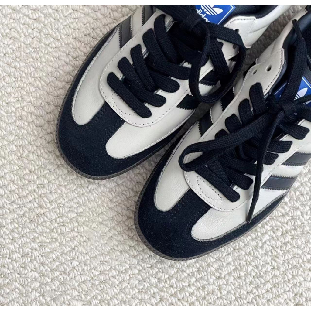 (ของแท้ 100%) adidas originals Samba og รองเท้าผ้าใบลำลองและสบายสำหรับผู้ชายและผู้หญิง