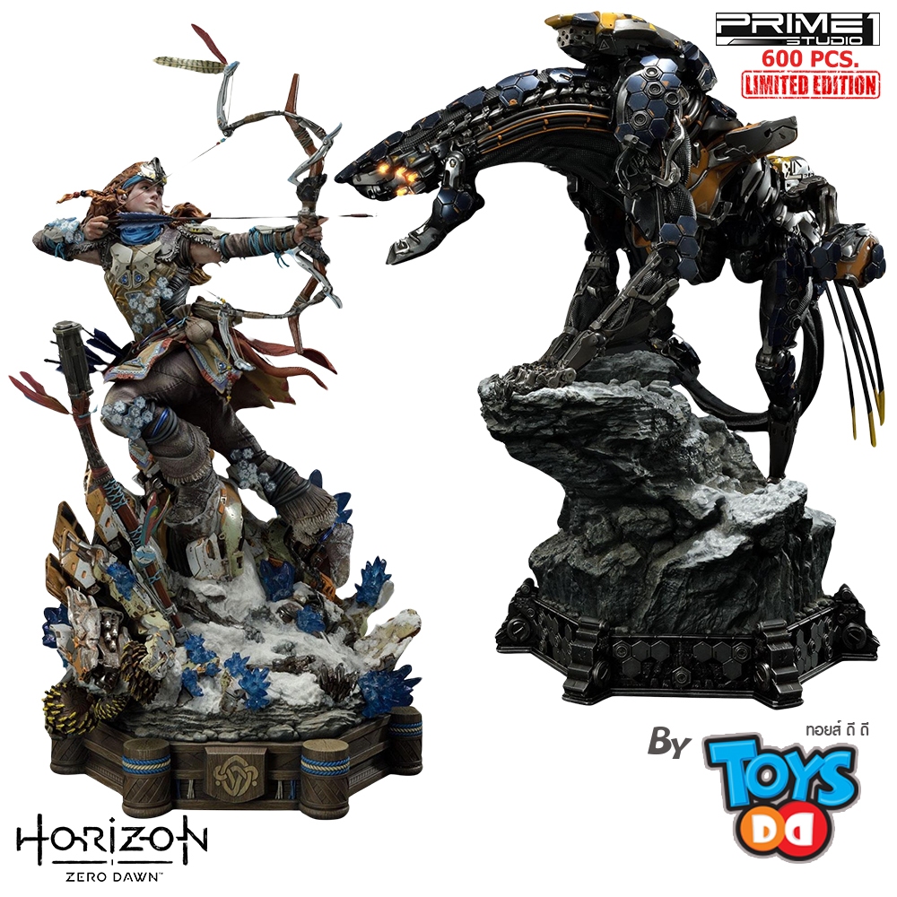 Prime1 Studio UPMHZD-01EX & UPMHZD-02 Aloy Shield Weaver Armor Set & Stalker (Horizon Zero Dawn)