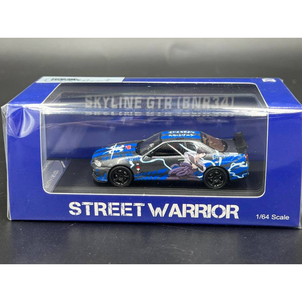 Street Weapon 1:64 / Limited​ 888 pcs / Nissan GTR R34 x Naruto x Hold'em
