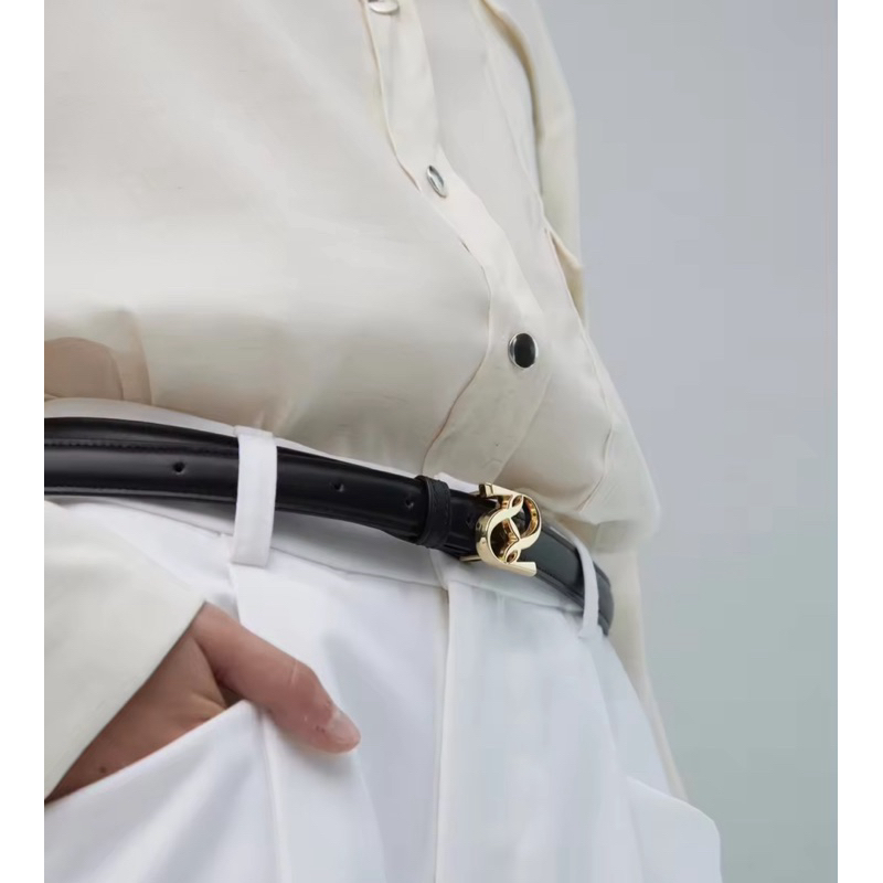 เข็มขัดหนังแท้ หัวเข็มขัดโลโก้แบรนด์ Twotwice-Old traditional belt มีโค้ดลด30%(โกโก้ S พร้อมส่ง)