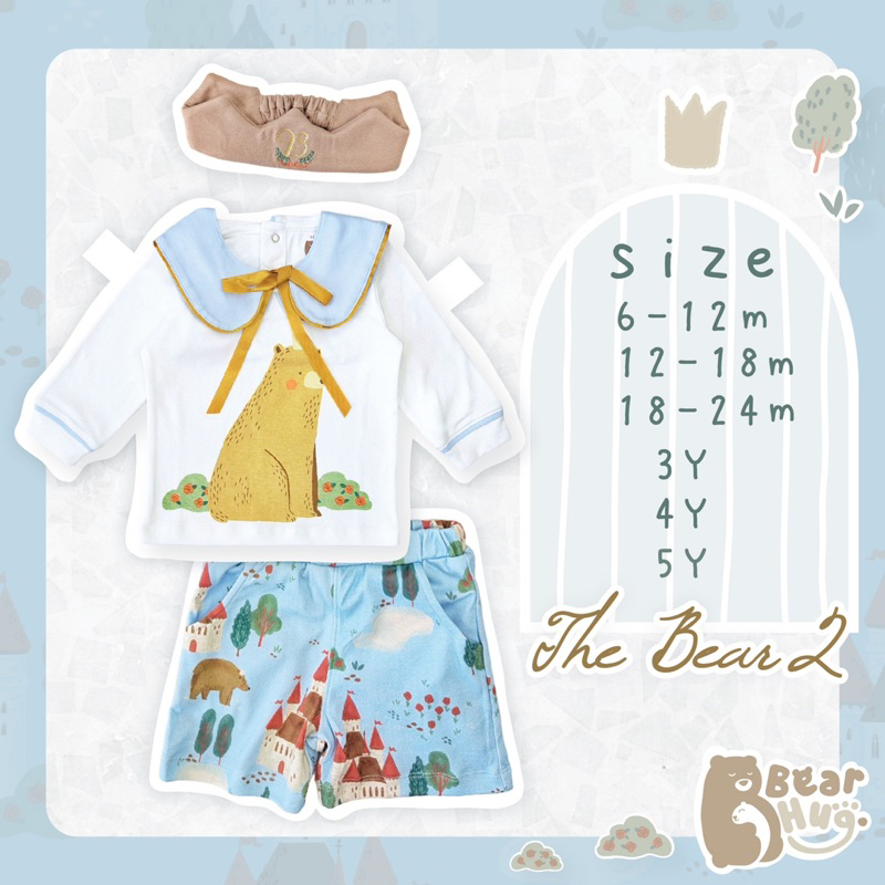 [The Bear 2] ชุดเด็ก Bear hug, Collection Beauty and the Bear