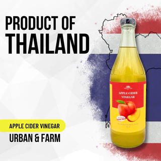 URBAN&FARM APPLE CIDER VINEGAR | RAW Unfiltered แอปเปิ้ลไซเดอร์ น้ำส้มสายชูหมักแอปเปิ้ล แบบมีตะกอน