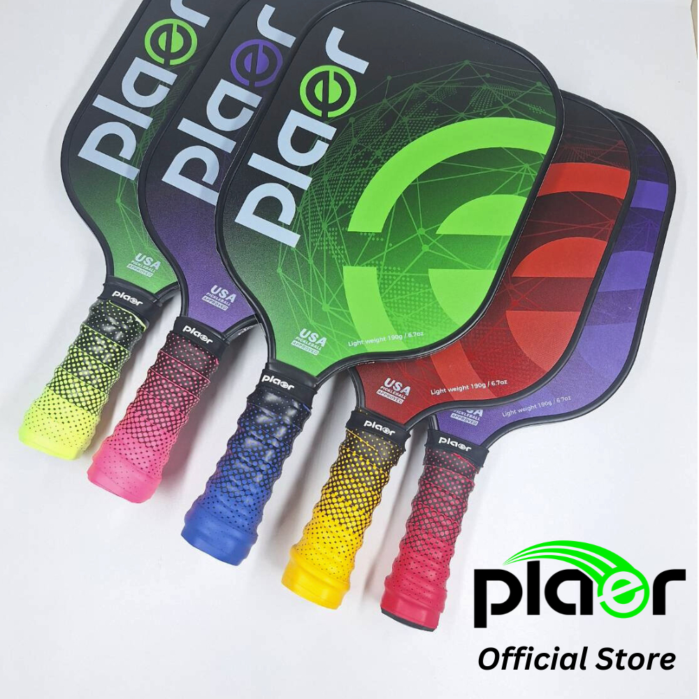 ด้ามจับพิกเกิลบอล PLAER - ใช้งานง่าย ด้ามจับสำหรับไม้พายพิกเคิลบอล พาเดล แบดมินตัน และไม้สควอชPLAER Pickleball Overgrip2