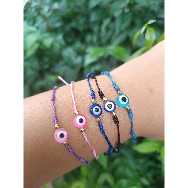 สร้อยข้อมือเชือก กำไลข้อมือ Evil Eye 🇹🇷