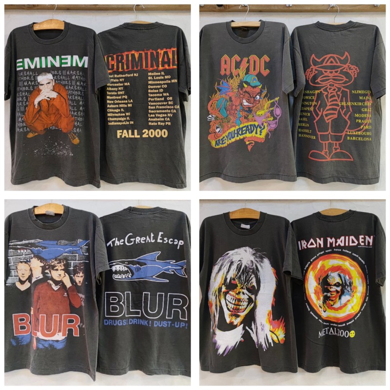 เสื้อผ้าฟอกวินเทจ เสื้อวง90
